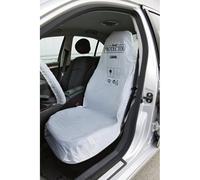 100Pcs Fundas para Asientos Protección Coche Pe Doble Bolsillo Blanco 80x130 CM