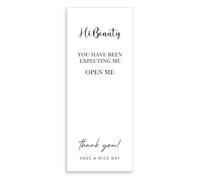 100PCS Gracias por apoyar a My Small Business Stickers Etiquetas de sellado hermosas Acuarela Pink Blue Gift Wrapping Party Gift-50pcs-6x15cm
