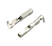 100Pcs H62 Brass Tinned Automotive Terminal G334 Connector Splice Pin 1.5MM Female Crimping Terminals DJ622-F1.5A