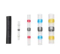 100pcs Heat Shrink Butt Wire Connectors Terminals Waterproof Solder Seal Sleeve Tube Wire Cable Splice Terminal