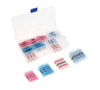 100Pcs Heat Shrink Waterproof Electrical Wire Butt Connectors Splice Cable Crimp Terminals + Soldering Connectors kit
