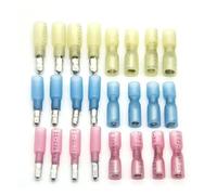 100PCS Insulated Heat Shrink Connectors Set Female&Male Wire Connectors Crimp Butt Terminals 10-22AWG