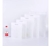 100pcs Logotipo personalizado Bolsa plana no tejida Bolsa de compras Bolsa de tela para ropa Pelucas Un color Impresión a doble cara Diseño libre Logotipo-blanco,100pcs impresión de logotipo,30x40cm