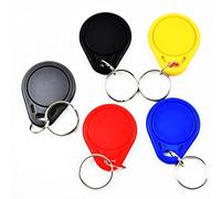 100Pcs/Lot CUID App MCT Modify UID Changeable NFC 1k s50 13.56MHz Keyfob Block 0 Writable ISO14443A(Red)