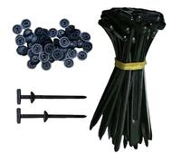 100PCS Nylon Universal Cable Tie Buckle, Heavy Duty Self-Locking Nylon Zip Ties Holder, Multipurpose Plastic Cable Ties Tool, Small Cinch Straps, UV Resistant Zipties for Car Daily Repair (20Pcs)