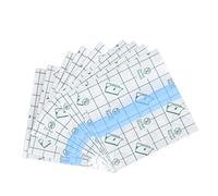 100pcs Paleta Manos Maquillaje, Paleta Manos Adhesiva Impermeable Película Cinta Mezcla Base Adhesiva Impermeable Paleta Maquillaje Cosmético Para Cada Artista Maquillaje, 8 X 8 Cm