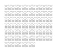 100PCS Planta trepadora Accesorio de pared Clip para plantas Clip de fijación de enredaderas de pared Accesorio de rama autoadhesivo Clip de seguridad Ahorro de espacio Fácil (Blanca)