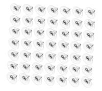 100pcs Plugs Safety Stickers Support Studs Se for Earrings Earring Lifters Backs Alloy