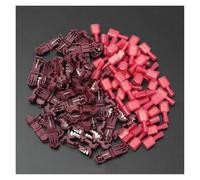 100PCS Red T-Tap/Male Insulated 0.5-1.5mm2 Quick Splice Wire Terminal Connectors Combo 22-18 AWG