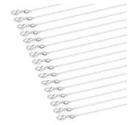 100pcs Rolo Chain Necklace Chains Lobster Clasp for Jewelry Making Supplies 1.2 mm Para Manualidades(28 inches- 70cm)