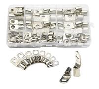 100PCS SC Terminal Lug Crimping Wire Connector Terminals Copper Tin Plated Ring Cable Connector Box Set SC6 SC10 SC16 SC25 SC35