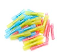 100pcs/set Heat Shrink Butt 3 Sizes Crimp Terminals Insulated Electrical Wire Cable Connectors For 22-10 AWG