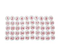 100pcs Smart Number Tags Round Plastic Identification Numbers 1-100 For Restaurant Table Markers Spa Cafe Coat Room Baggage Key Para IdentificacióN