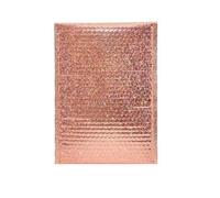 100PCS Sobres holográficos con burbujas láser Sobres acolchados bolsas de embalaje para sobres publicitarios de burbujas comerciales embalaje de envío-Champagne-15 * 20cm