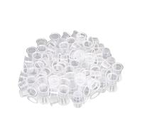 100pcs sostenedor de tinta de plástico desechable tatuaje taza pigmento titular, máquina de tatuaje, suministros de tatuaje, agujas de tatuaje, kits de tatuaje(L)