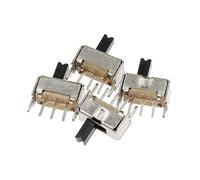 100PCS SS12D07 Vertical Slide Switch 1P2T 3 Pin Toggle Switch SMD PCB DPDT Vertical Switch