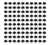 100Pcs Tactile Push Button Switch, Waterproof Micro Tactile Switch, 6 x 6 x 5mm Mini Momentary Switch with Smooth Click Action, 4Pin for Car Remote Key LCD Keyboard and Electronic