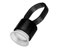 100Pcs Taza de Tinta del Tatuaje de Desechables Contenedor Pigmento de Tatuaje Permanente Pestaña,Suministros de Tatuaje,Accesorios de Tatuajea,Todos Estériles y Cómodos(negro)