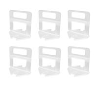 100PCS Tile Leveling System Clips, 1.5mm Tile Leveler Spacers Clip Pvc Floor Leveler Floor Leveling Tools for Professional Installation