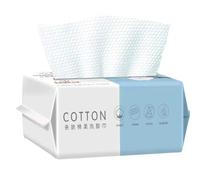 100PCS Toallas Facial Desechables, Toallitas Secas de Algodón 100% Algodón, Toallitas para Bebés, Natural y Biodegradable, Espesar Toallas de Papel Húmedas y Secas Para Todo Tipo De Pieles(20X20CM)