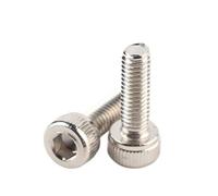 100Pcs tornillos de cabeza hexagonal, Tornillos de Cabeza del Casquillo del Hex de Acero Inoxidable 304 M3 x 6/8/10/12/14/16/18/20/22/25/30mm [M3*10]