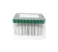 100pcs Tubos Extracción Sangre EDTA K2, Activador Coagulación, Heparina Litio/Sodio, Gel, Fluoruro, Citrato 1:4/1:9, Estéril 1,6-10ml PET Vidrio Vacío PRP(PET 5ml Lithium heparin green)