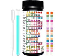 100pcs Water Test Strips Drinking Water Test Papers Water Quality Testing Strips with Test Tube Dropper