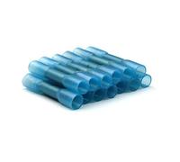 100PCS Waterproof Blue Heat Shrink Terminals Seal Butt Wire Cable Connectors Crimp Terminals Connector Kit 16-14 AWG 1.5-2.5mm2