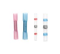 100pcs Waterproof Heat Shrink Butt Electrical Wire Connectors Splice Cable Crimp Terminals +Soldering Terminals Connectors kit