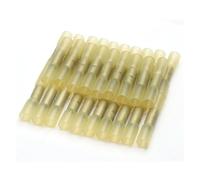 100PCS Yellow Heat Shrink Wire Connectors Butt Terminals fit Wire/Cable 6.0-4.0mm2 Crimping Terminal 12-10AWG Set