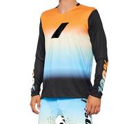 100% MTB Wear R-Core-x Le Long Sleeve Jersey S Camiseta, Unisex Adulto, Sunset (Multicolor)