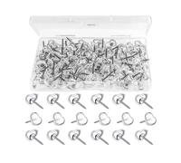 100Pieces Heart Push Pins With Storage Box For Bulletin Board Cork Board Colorful Pushpins Plastic Pushpins Map Pins Lightweight Materials