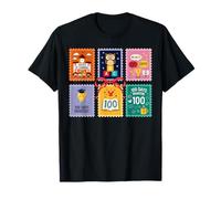100th Day of School Teacher Rainbow 100 Days Smarter Camiseta