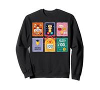 100th Day of School Teacher Rainbow 100 Days Smarter Sudadera