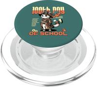 100th Day of School Teachers Kids Child Happy 100 Days Cat PopSockets PopGrip para MagSafe