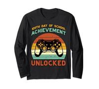 100th Day of School Unlocked Gamer 100 Days Boys Kids Youth Manga Larga