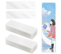 100uds Bolsas Laminadas para Marcadores, 21x5,1cm Fundas para Plastificar 0,125mm Fundas Plástico para Marcapáginas para Amantes de los Libros y Amantes de la Naturaleza