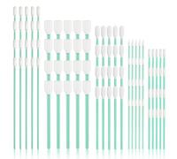 100uds Hisopos de Espuma, 5 Tipos Hisopos de Limpieza de Espuma Esponja Paquete de Hisopos de Espuma para Electrónica para Pintar Lentes Ópticas Cámaras Artes Manualidades Máquina de Coser
