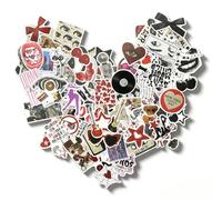 100uds Paquete de adhesivos Y2K Pegatinas Impermeables Pegatinas Retro Style Y2K Impermeables de Vinilo para decoración kawaii para Skateboard y Scrapbook