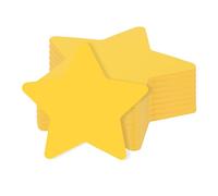 100uds Recortes de Estrellas Doradas, Estrellas Troqueladas Papel Doble Cara de 10cm para Decoración Tablones Anuncios Aula Proyectos Manualidades Escolares y Decoraciones Pared para Fiestas