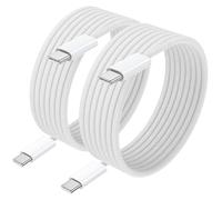 100W Cable USB C a USB C [2Pack 2M] Cable USB Tipo C Carga Rápida 5A PD con E-Mark Chip Cable Tipo C para iPhone 16 15;iPad Air/Pro;MacBook Air/Pro;Samsung Galaxy;Google Pixel;Huawei