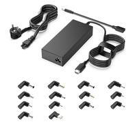 100W - Cargador universal para ordenador portátil Lenovo Asus | Compatible con Asus Dell Lenovo HP Acer Dell Msi Micrsoft Surface Razer MacBook Charger adaptador con 5 V 2 A con 15