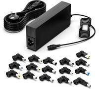 100W Cargador Universal Portatil 19V 19.5V 20V alimentación Adaptador Corriente Ordenador para HP Stream ASUS Lenovo DELL Acer Toshiba Sony Samsung Cable con 15 Puntas Charge