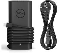 100W Cargador USB C Ordenador Portátil Compatible con DELL Precision 5680 3581 3580 Latitude 5340 5440 5540 7340 7640 9440 Inspiron 14 16 5000 7000 5430 7430 7440 Tipo C Alimentacion Adaptador