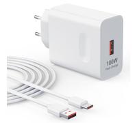 100W Cargador USB y Cable USB C para Honor 200 Pro Magic 7 Lite 400pro, Carga Rápida Supercarga Adaptador para Honor 90 Smart X6b X7b 70 Lite X8a X7aX6a X8bX7b MagicV2V3 PAD9 con Cable Tipo C 1M