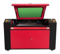 100W Máquina de Grabado Láser Sihao Láser CO2 900 x 600 mm Área Grabadora Laser Cortadora Laser 220V Europlug Software Ruida para Madera/Cuero/Plastico/Papel/Cristal/Joyas/Piedra/Cerámica/Resina etc.