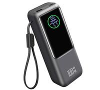 100W Power Bank, 20000mAh Bateria Externa Carga Rapida con Cable USB-C Integrado, USB C In&out Bateria Portatil Movil, Cargador Portatil para iPhone 17 16 15 Samsung Xiaomi MacBook iPad