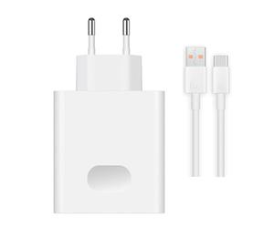 100W Supercharge Adaptador HW-200500E01 Cargador USB C para Honor Huawei Original con Cable de Carga rápida USB C 6A