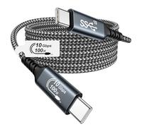 100W USB C Cable 2M 3.1 Gen2 10Gbps Cable Type C Fast Charging,Video 4K@60Hz Compatible iPhone 16 15 Pro Max Airpods Samsung Galaxy S25 S24 S23 iPad MacBook Tablet