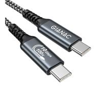 100W USB C Cable 2M 3.1 Gen2 10Gbps Cable Type C FastCharging para iPhone | Cable USB C Carga Rapida 4K@60Hz para iPhone 17 16 15 Pro Max Airpods Samsung Galaxy S25 S24 S23 iPad MacBook Tablet